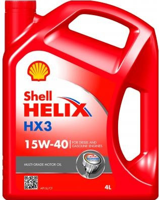 Каталог Shell Helix HX3 15W-40 4л Минеральное моторное масло